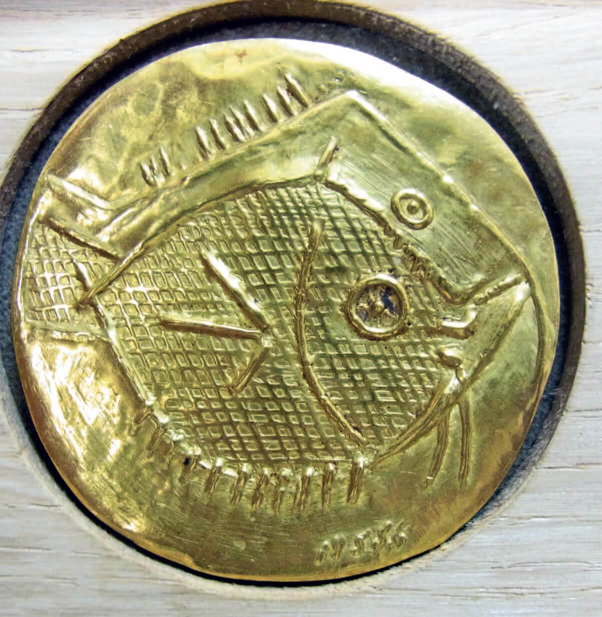 picasso fish medallion