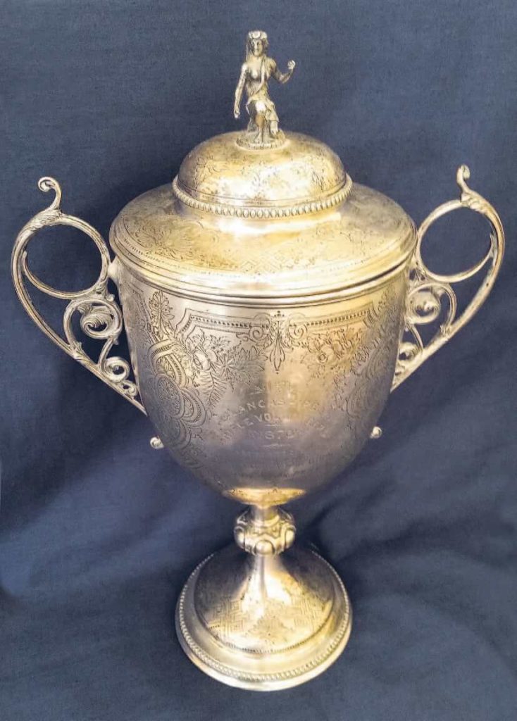 antique silver trophy