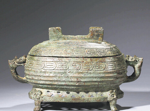 bronze steaming vessel